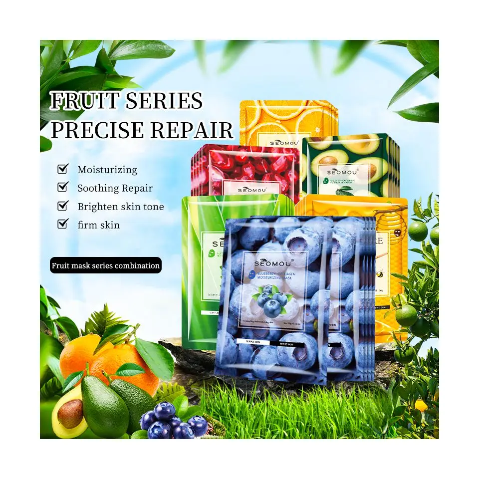 Moisturizing And Repairing Honey Facial Mask Containing Vitamin C Sheet Facial Mask