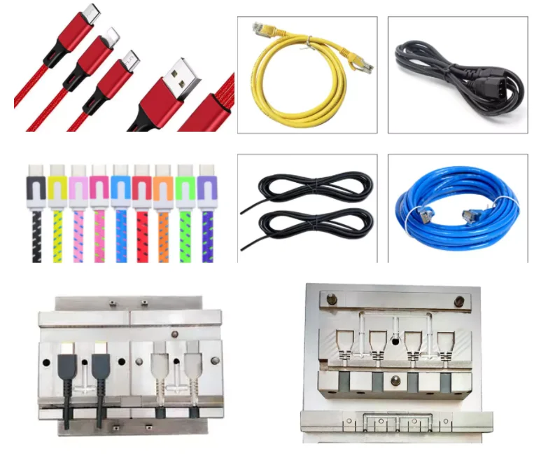 OEM customized usb cable plastic injection mould  data cable mold