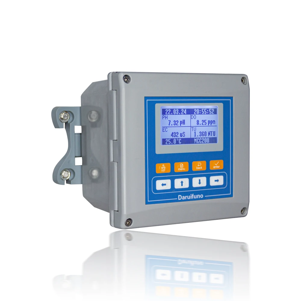 PH EC TU DO Chlorine Online Multiparameter Water Quality Meter for Water Treatment