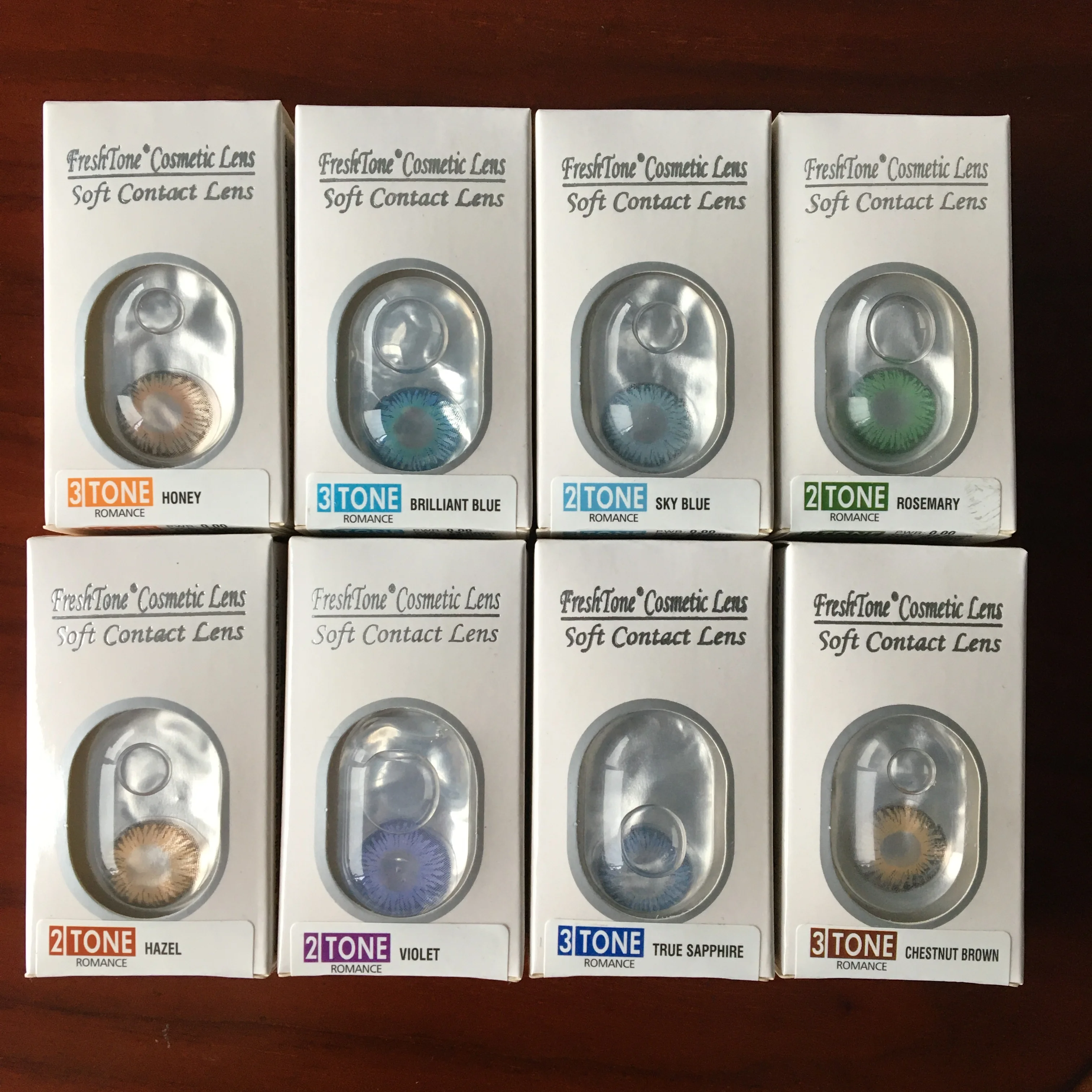 wholesale best selling Freshtone Romance 30 color cosmetic contact lens from Korea