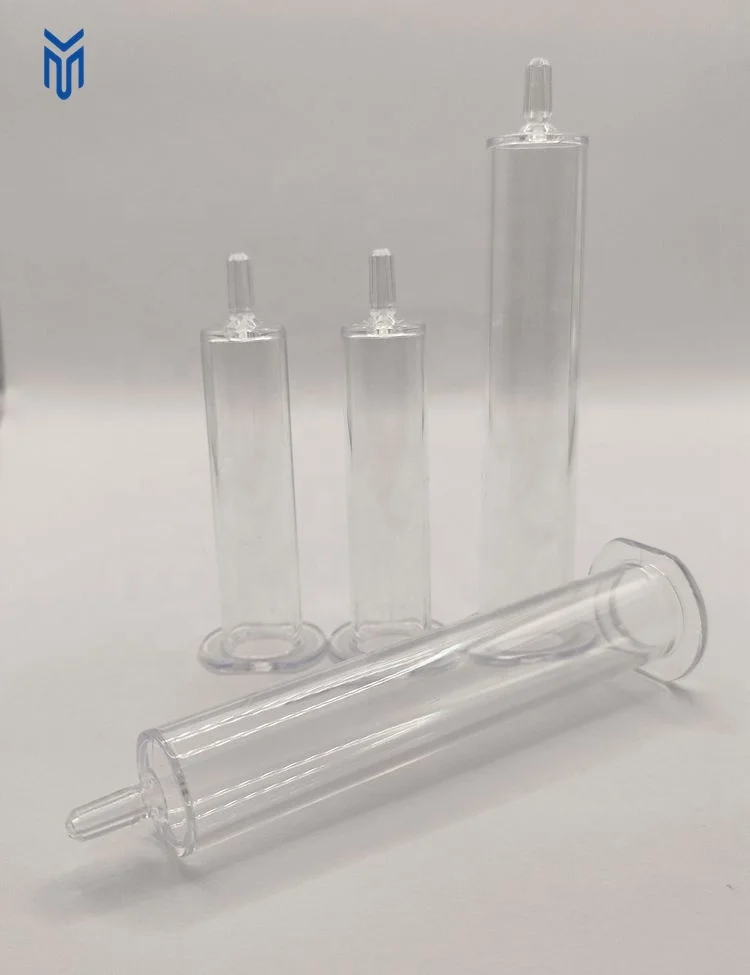 Wholesale 5ml 10ml Plastic Syringe Tube Airless Eye Cream Cosmetic Syringe Bottle