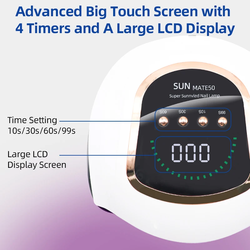 OEM Uv Led Nail Lamp Nail Dryer with 72 lamp Beads Used in Nail Beauty Salon Suitable for Pedicure Manicure