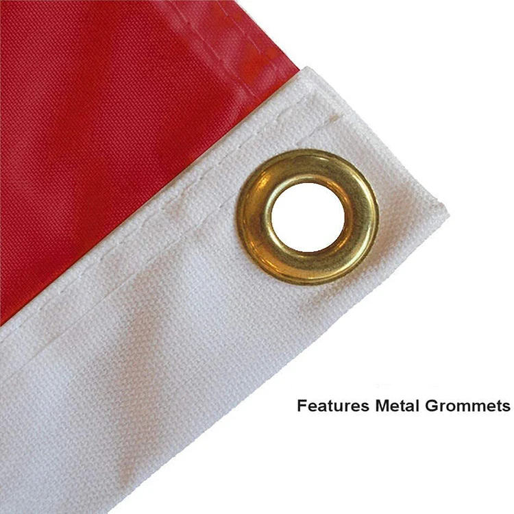 Bolisi Digital printing Nepal country flag triangle shaped waterproof nepail flag