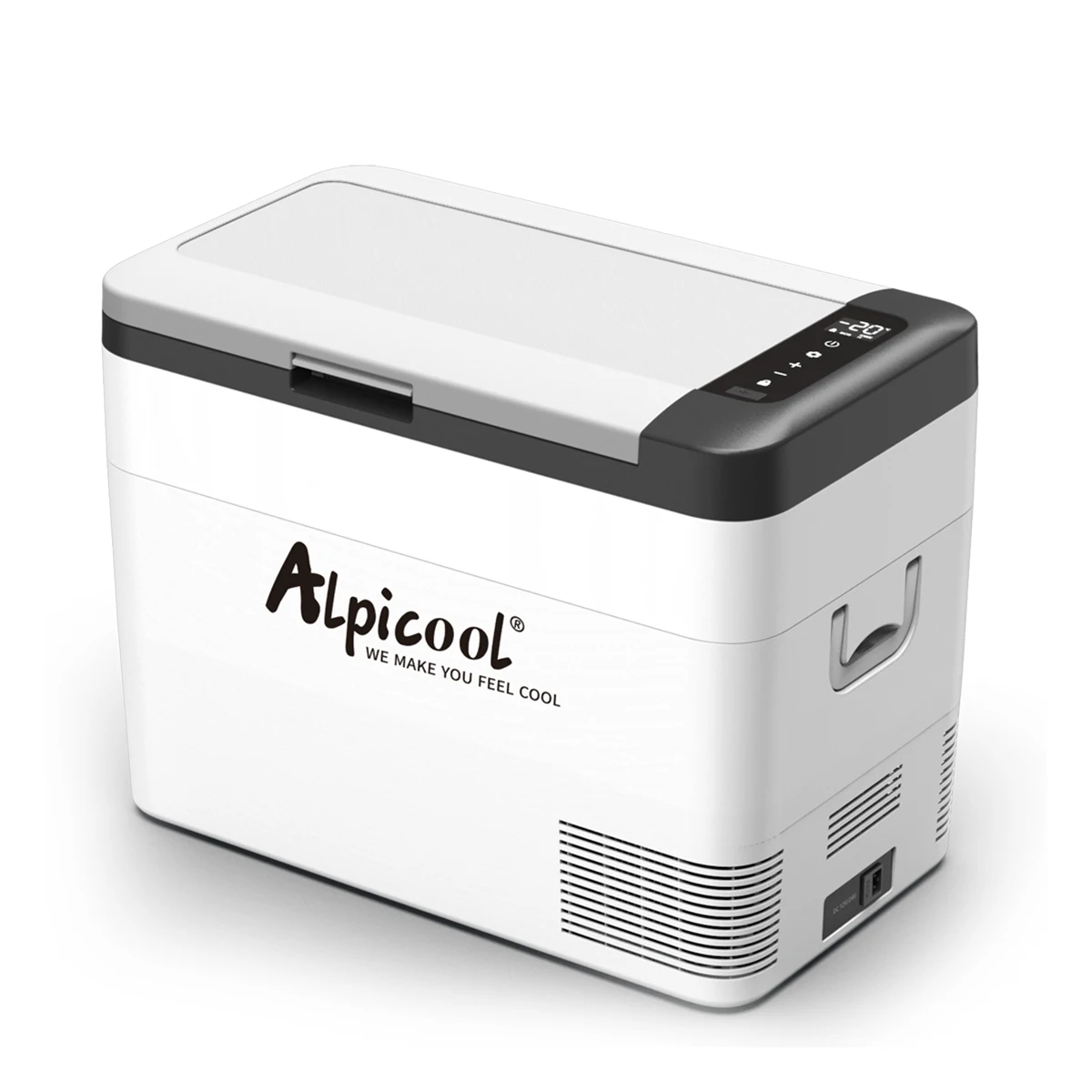 K35  Alpicool Refrigerator 34.9L Compressor USB Port Quiet Working Fridge 12v Solar Powered Fridge Mobile Fridge Hotel Use