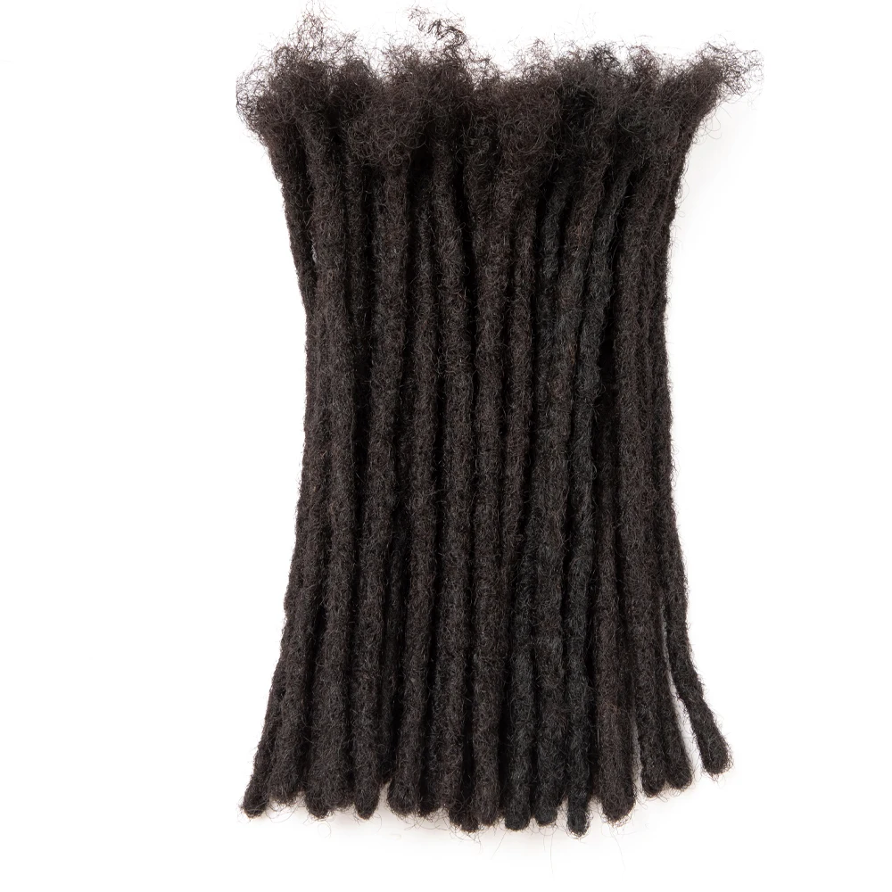 ML Wholesale real hair dreadlocks 0.6cm hand hook human hair dreadlocks wig extension tool