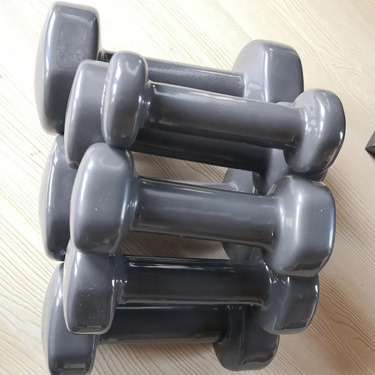 Vinyl Dipping Neoprene Cast Iron Fitness Equipment Hex head Hexagon Dumbbell