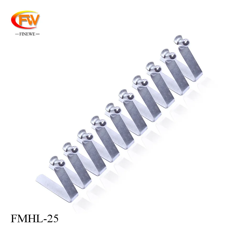 Manufacture Single Stainless Steel Pole Spring Button Clips For Tube 22-28mm