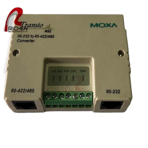 Промышленный Ethernet-коммутатор MOXA A53 RS232 422 485 сервер последовательного порта в наличии