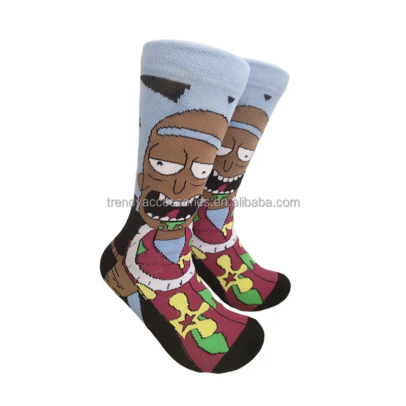 Superhero Anime Winter Socks New Cartoon Hot Sale Novelty Marvel comic character funny 3D socks