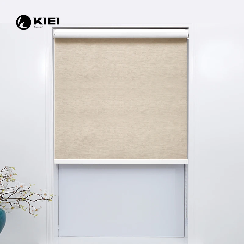 KIEI cassette print bamboo roller blinds
