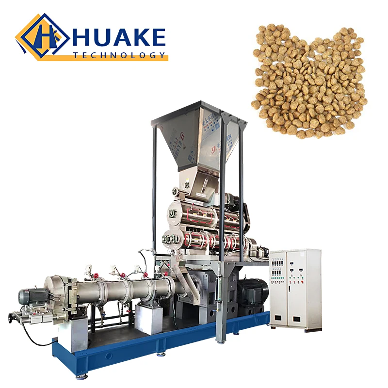 Fish feed extruder machine