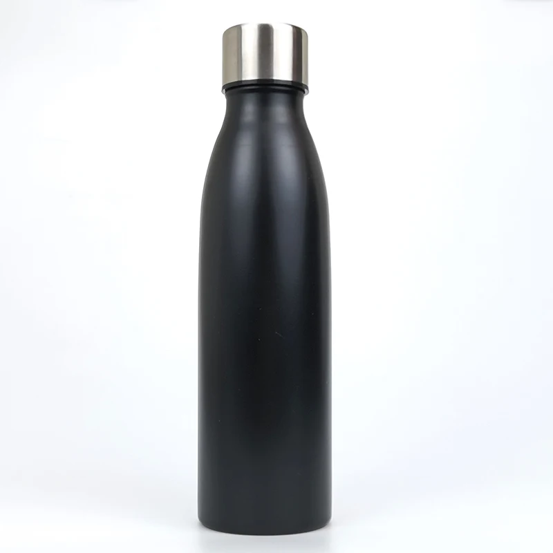 Unique Design 550ml Stainless Steel Insulated Water Bottle Sports Sipping Thermos Outdoor Sports Vacuum Flask with Pressing Lid