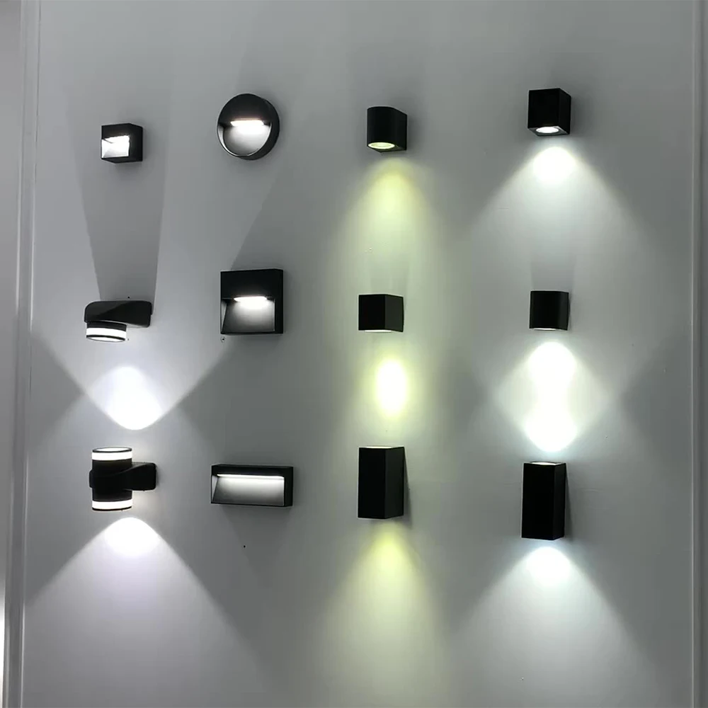 Outdoor Lighting Wall Lamp 18W 3000K Aluminium And Acrylic Lampshade Wall Lamps For Corridor