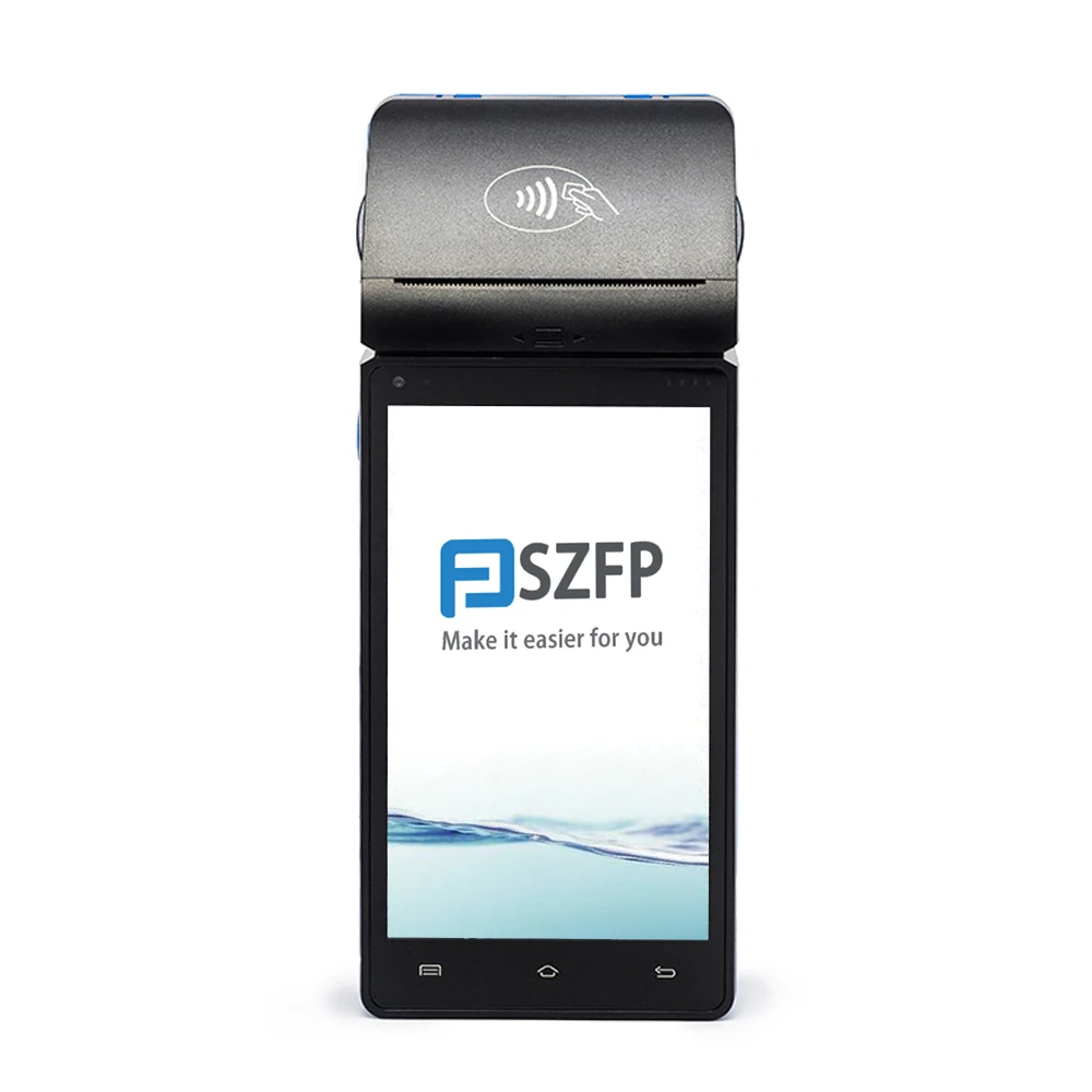 Latest android 7.0 4G mobile android POS terminal