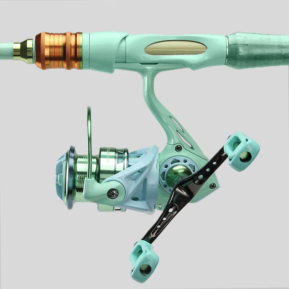 Low Price Stainless Steel Alloy 5.2:1 Gear Ratio Carp Fishing Rod And Reel Combo Set