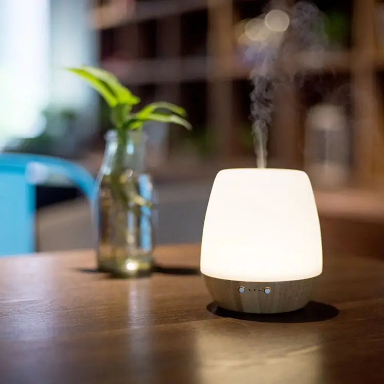 SOICARE 180ml Bamboo Glass Aromatherapy Ultrasonic Essential Oil Diffuser