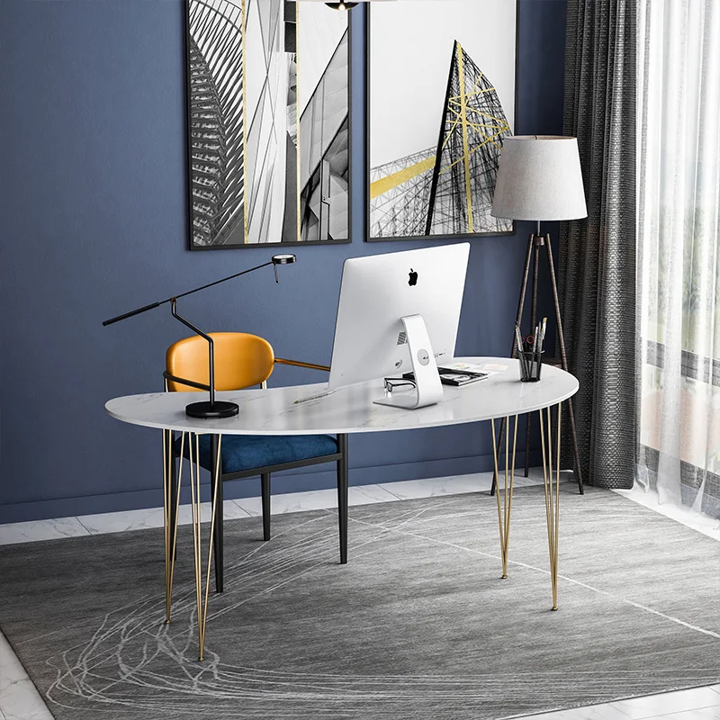 Nordic desk modern minimalist marble computer desk writing light luxury home office bedroom beauty salon table