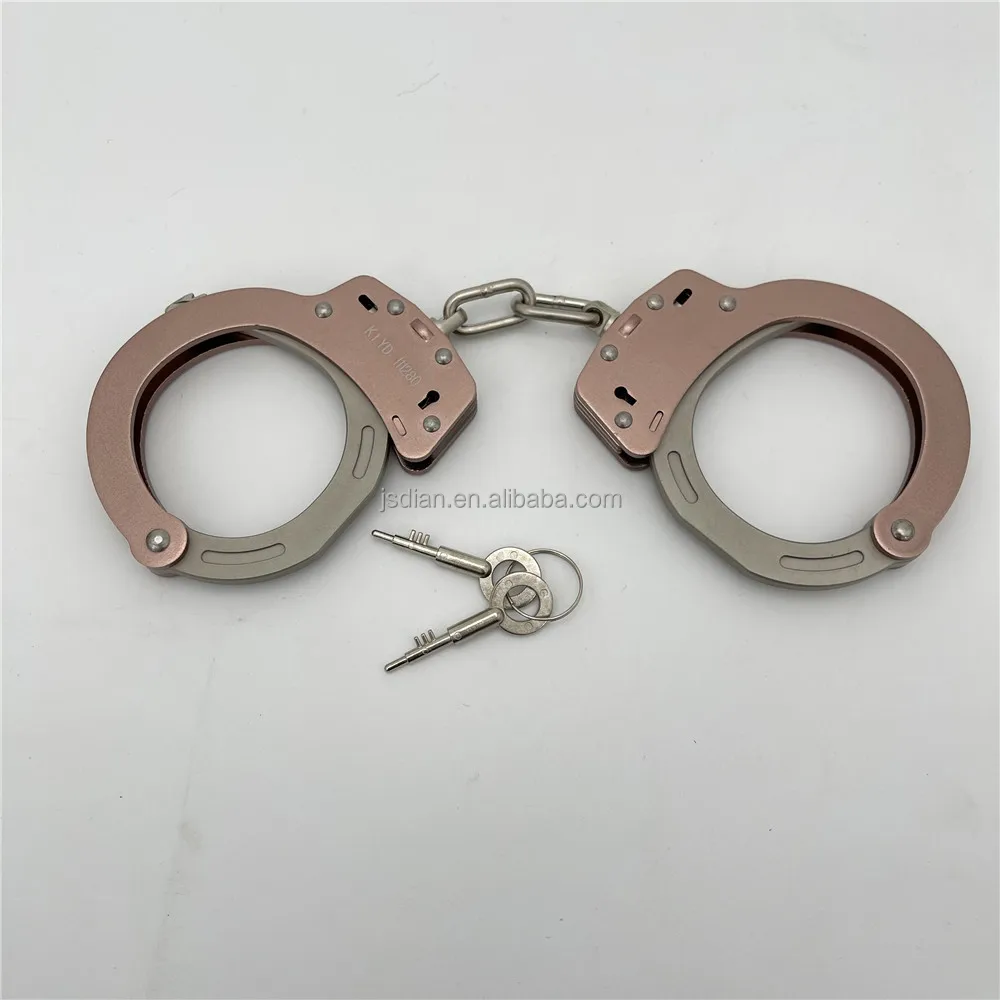 
 В наличии, стальные наручники с двойным замком профессионального класса  