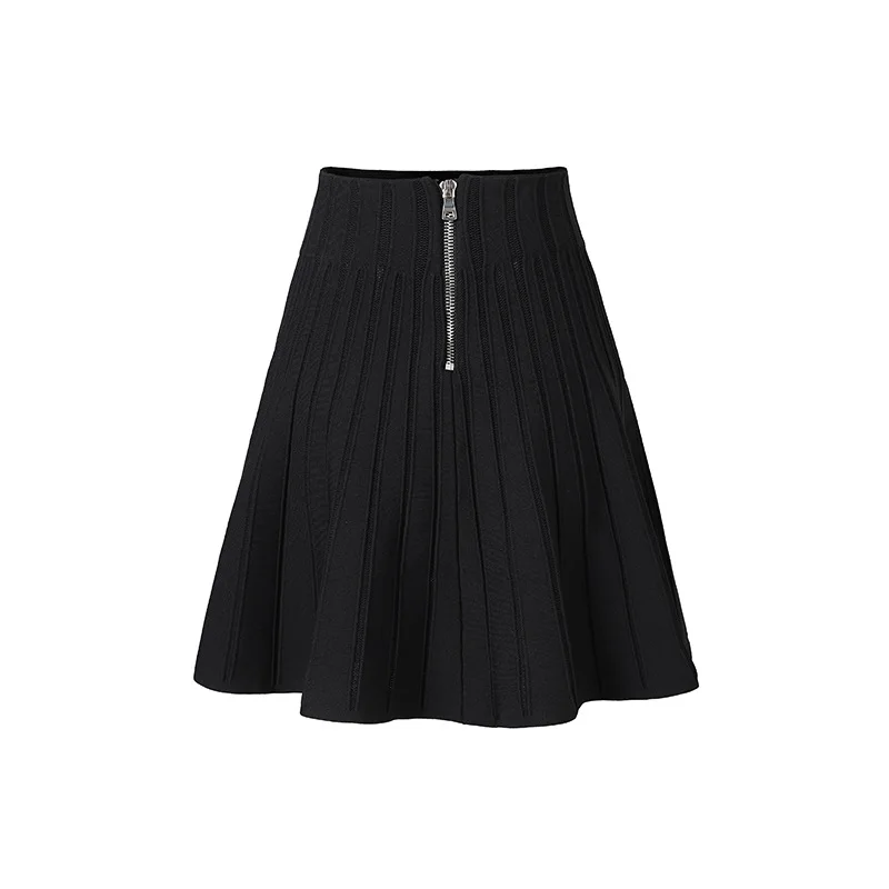 2025 Two Piece Set Spring Lady Suit Long Sleeve Single Breast Knit Cardigan Mini Pleated Skirt Women 2Pcs/set