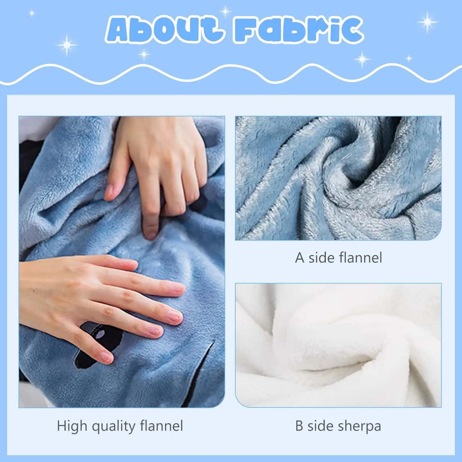 Soft Breathable Flannel Shark Blanket Hoodie Comfortable Sleeping Bag Role-Playing Feature Gift Flannel adult Animal Pajamas