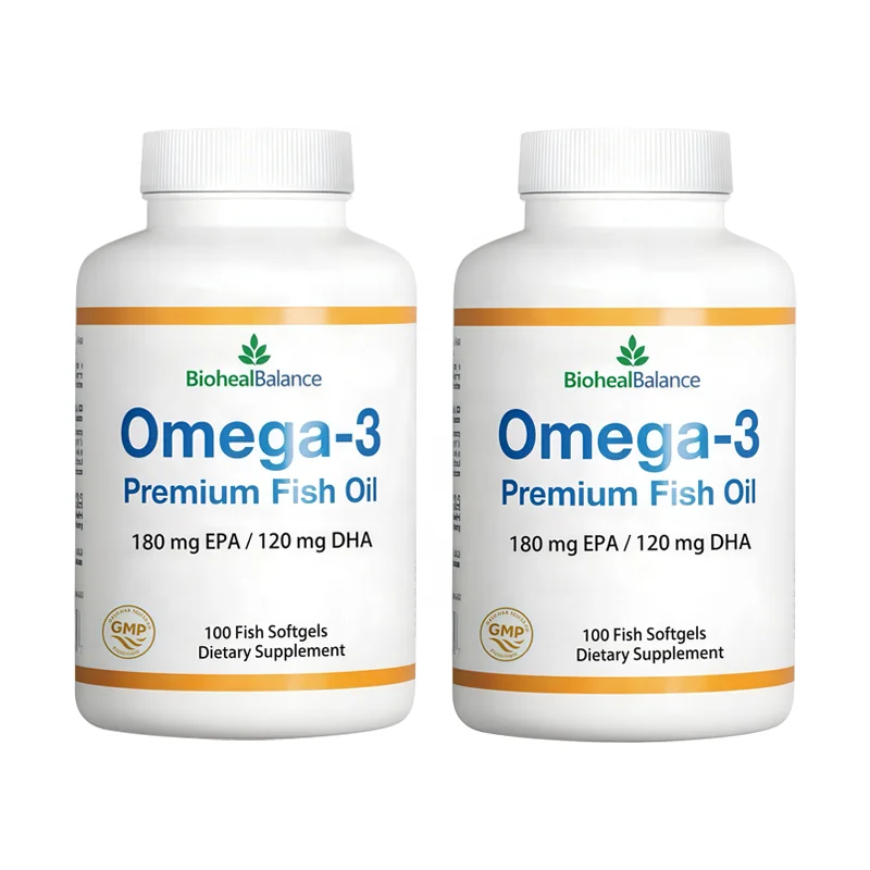 Омега 3 рыбий жир Softgels здоровье мозга и сердца рыбий жир капсулы EPA DHA Халяль глубоководные рыбий жир добавки
