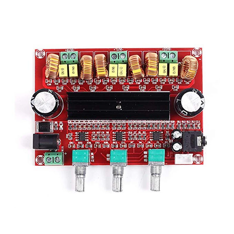  XH-M139 TPA3116D2 2*50W + 100W 2 1 канальная плата цифрового усилителя мощности 12V-24V широкое