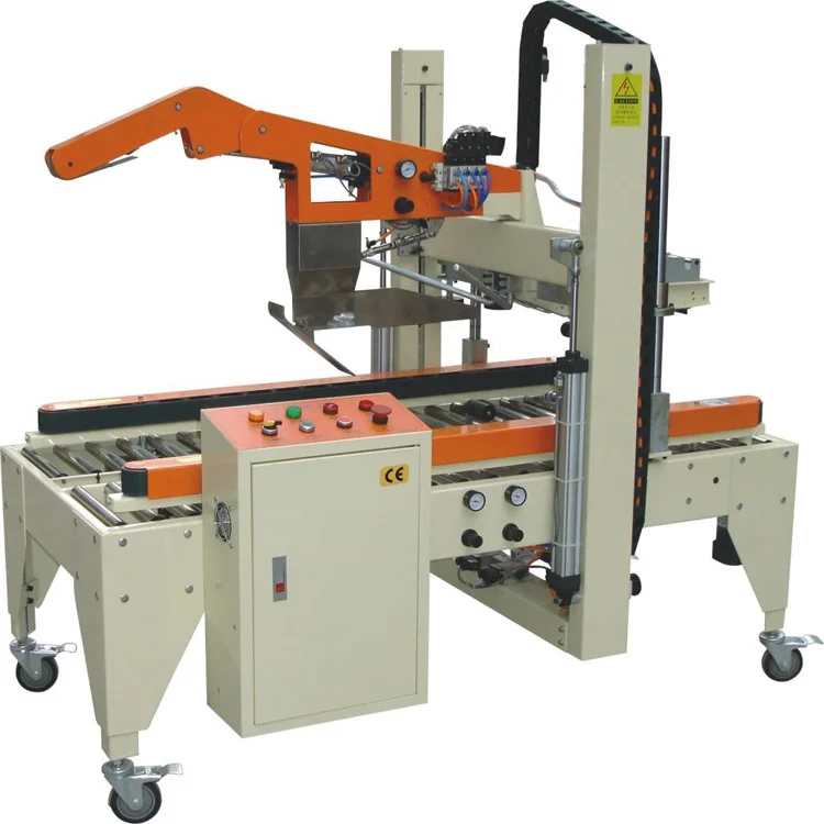 Fully automatic carton sealer capable of automatically identifying carton size sealing machine