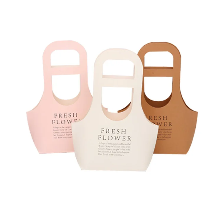 Customized Foldable gift flower handbag bag used for flower handbags for women