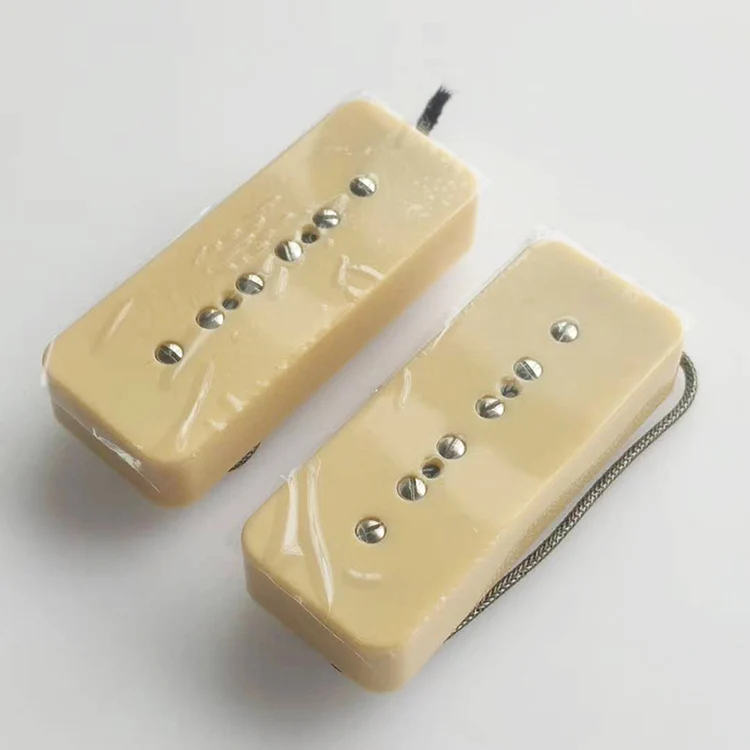 Factory direct price Ivory ceramic magnet traditional single coil P90 soap bar guitar pickup