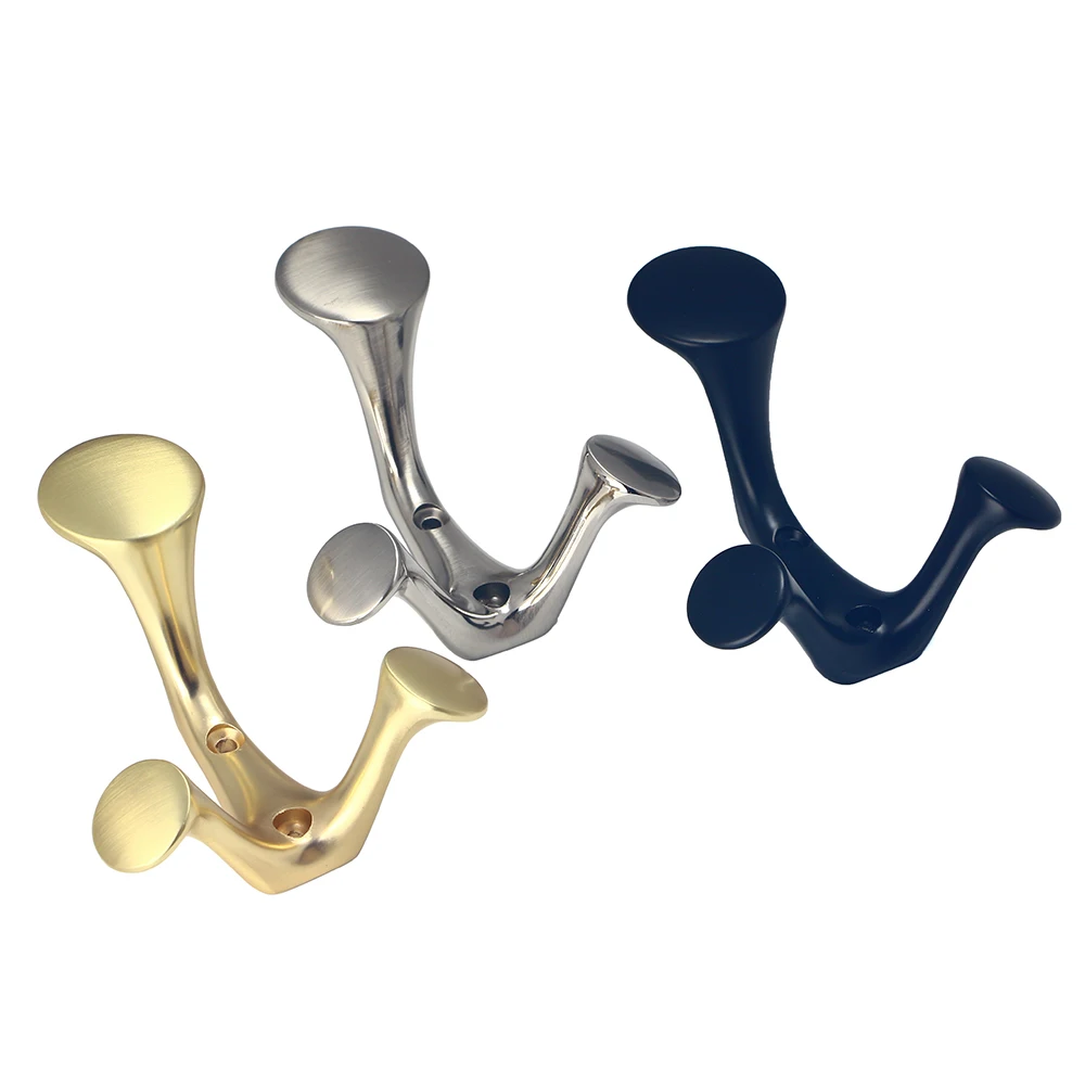 Contemporary Design Wall Mount Vintage Decorative Zinc Hooks Rustic Metal Zinc Alloy Decorative Single Wall Coat Hanger Hooks