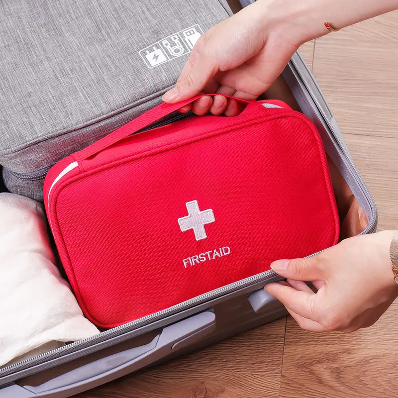 Private Label Travel Portable Medicine Bag Drug Sorting and Classification Epidemic Prevention Bag Large Storage First Aid Kits