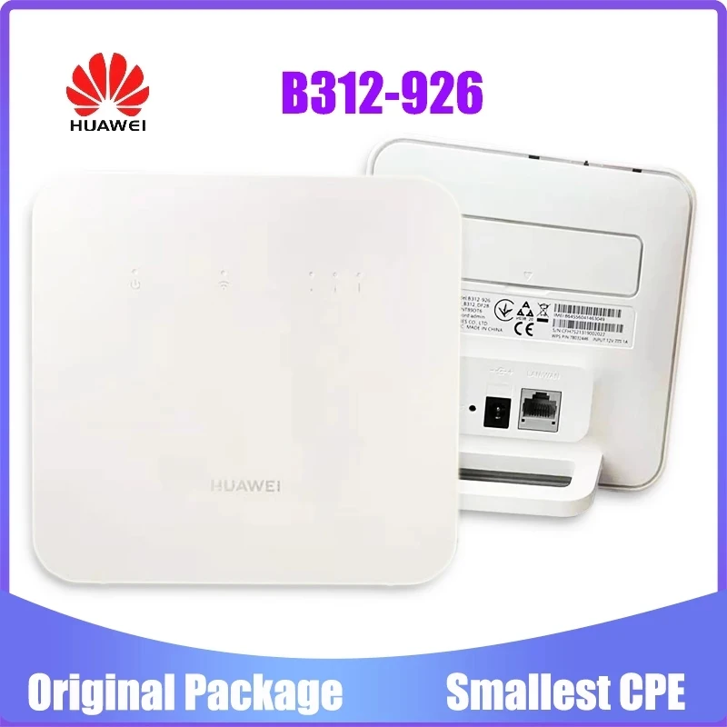  Разблокированный Huawei 4G B312 B312-926 маршрутизатор 2s Gigabit Ethernet /VPN CPE multi-язык