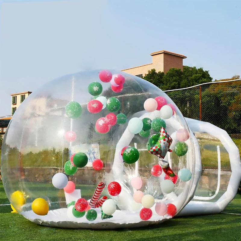 Outdoor Commercial Giant Transparent Inflatable Clear Domes Inflatable Bubble Tent House For Camping Wedding Party