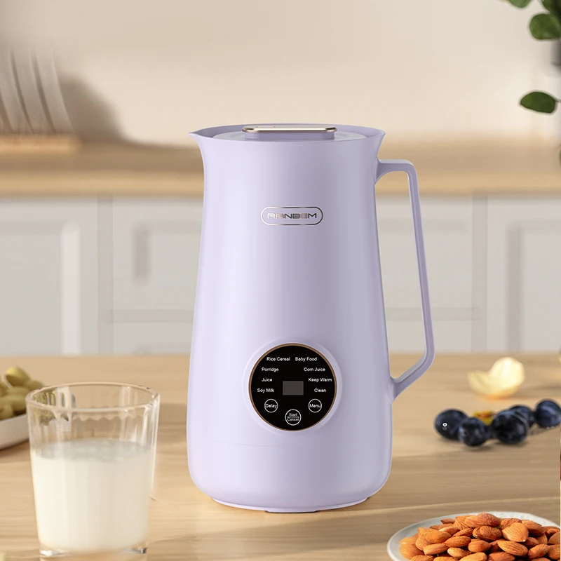 RANBEM 600ML Soybean Milk Soup Maker Blender for Homemade Almond Coconut Soy Vegan Milk and Dairy Beverages
