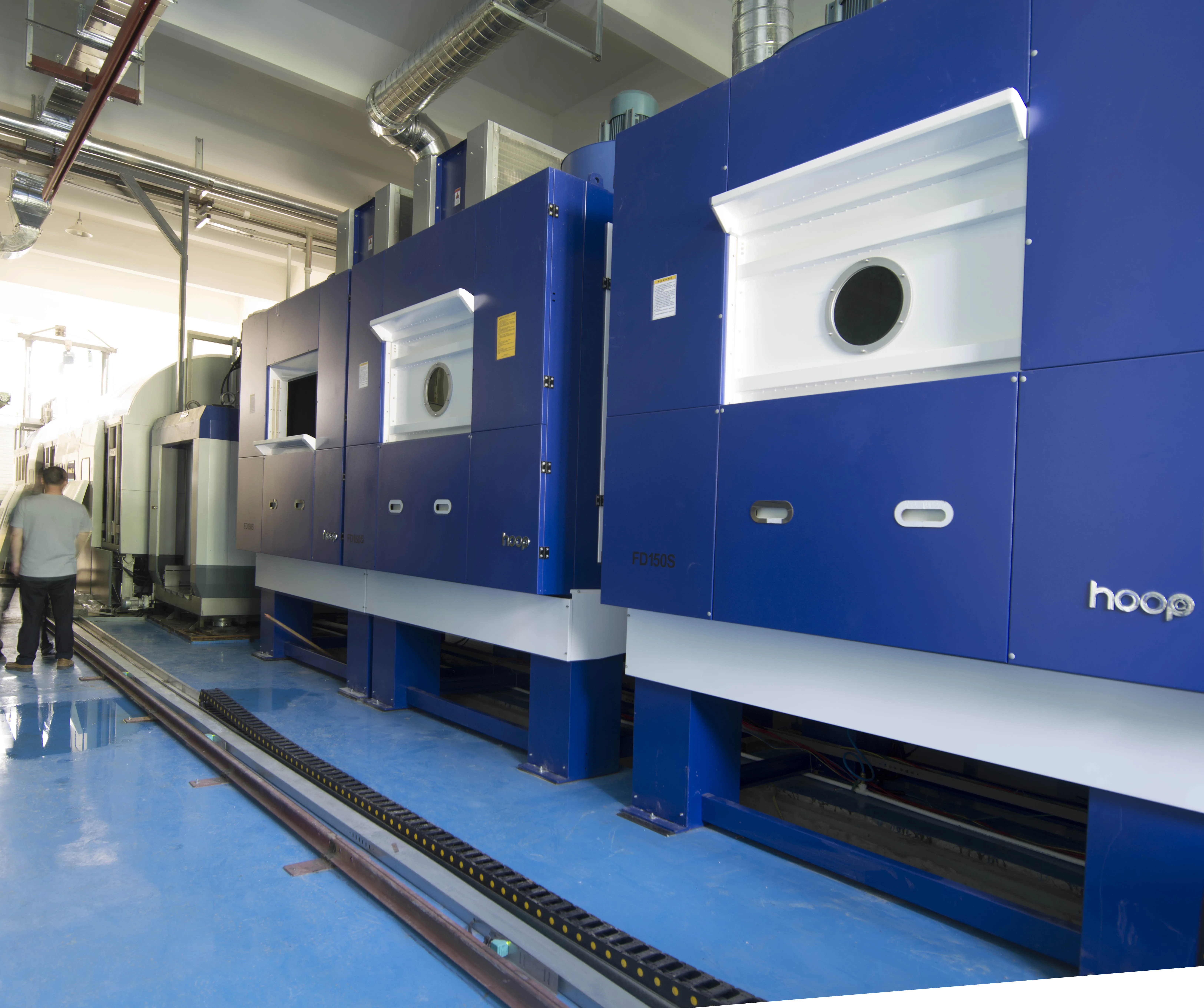 HOOP Large wash capacity industry long tunnel washer Rapid cleaning Conveyor Belt washer Machine tunnel washing machine with dry