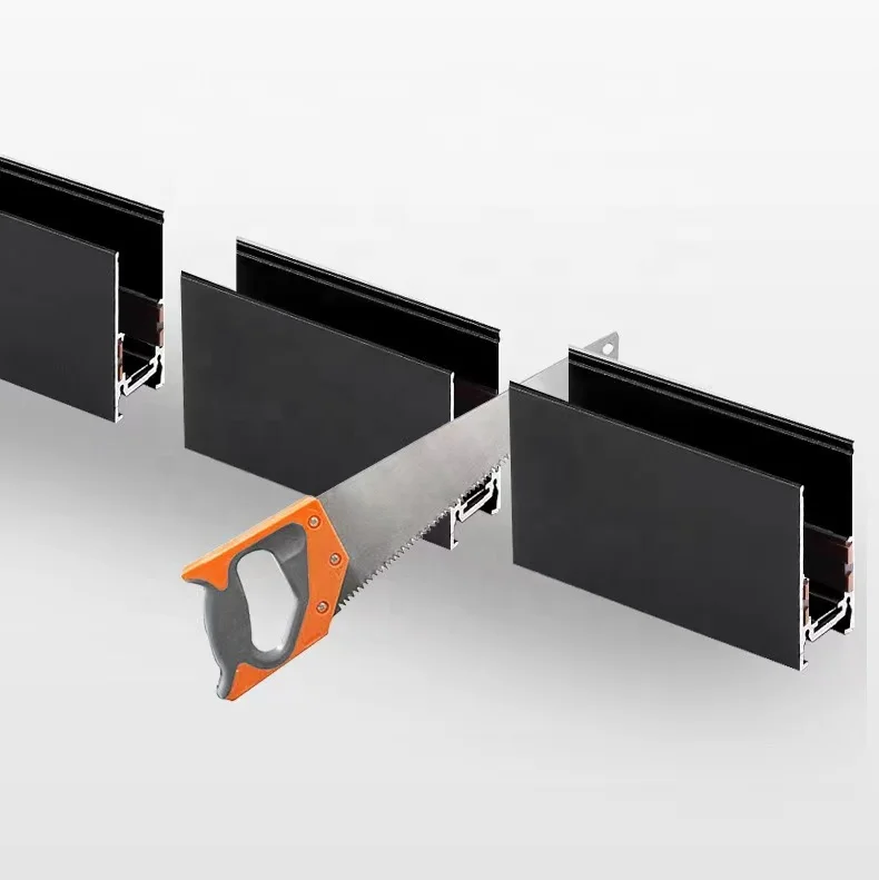 Aluminum Low Voltage 1M 2M 3M Surface Embedded Recessed Mounted 2wire 4wire DC48V Track Rail