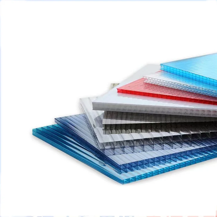 Hot Selling Hollow 4mm 6mm Bronze Polycarbonate Sheet Four layer 14mm Thick Polycarbonate Sheet