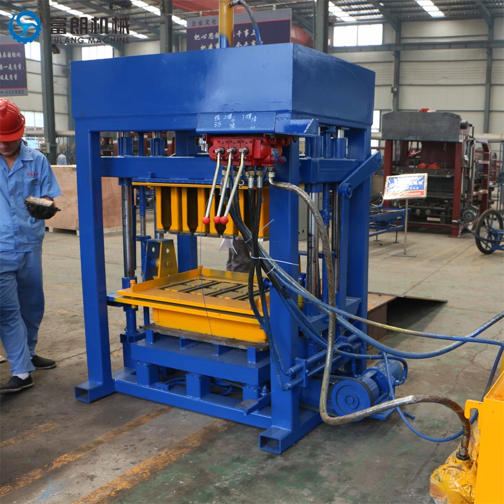 New innovative construction equipment pavers stone and 6 inches concrete brick moulding machines for sale