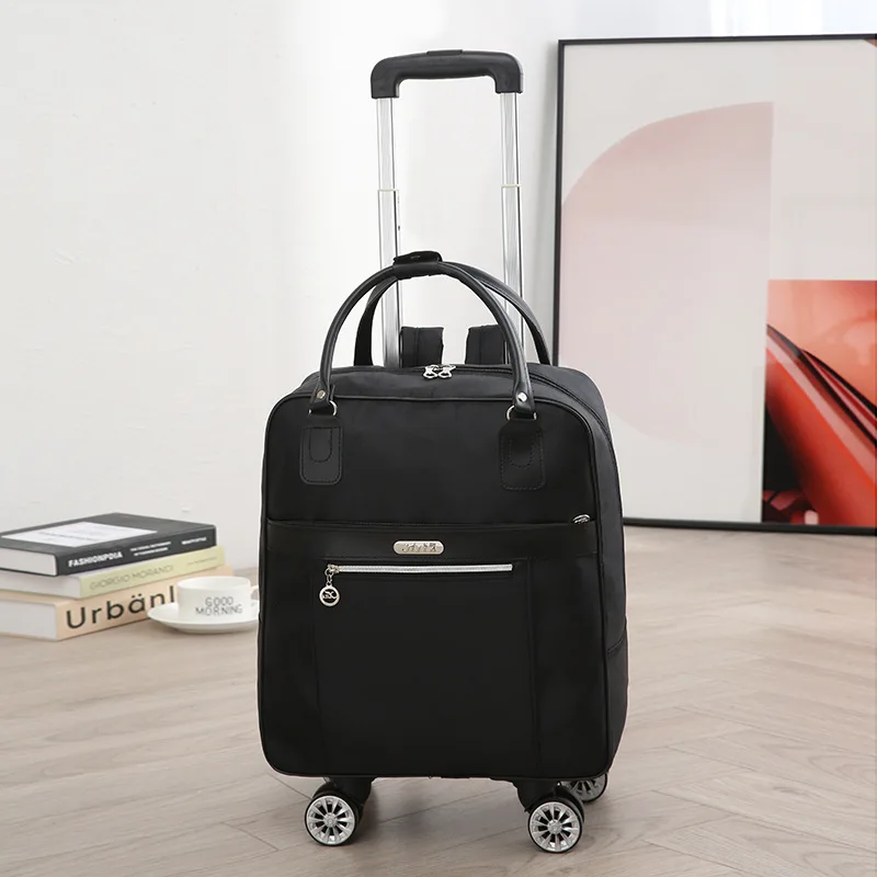 Fashion Trolley Luggage Travel Backpack Large Capacity Duffle Bags Rolling With Wheels Bag Business Suitcase Laptop Schoolbag