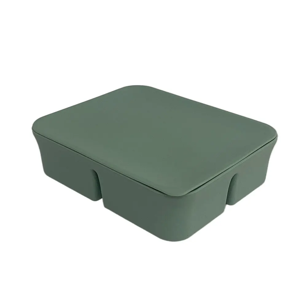 WONDERFUL 4 Cavities Large Silicone Ice Cube Freezer Molds Easy Release Ice Cube Maker BPA Free Stackable Ice Cube Tray