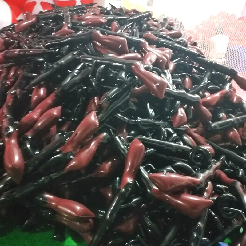 80cm Funny design eco-friendly pvc inflatable modle gun weapon toys