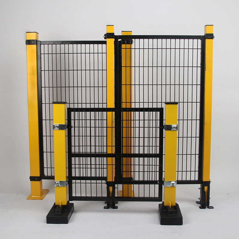 Workshop divider fencing, metal frame welded wire mesh fence