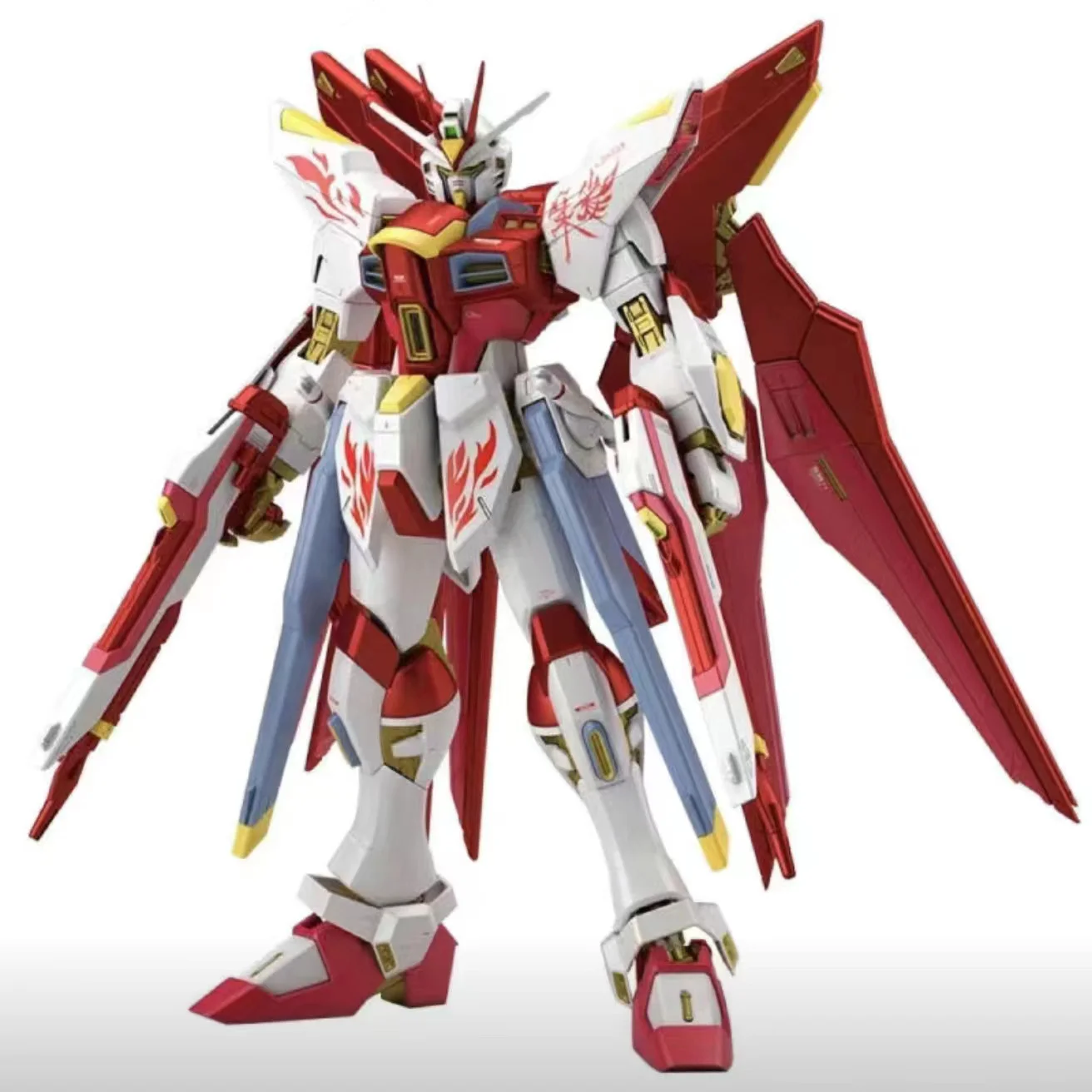 New Movable Suzaku Strikes Free Wings Sword Gun and Shield MG 1/100 Matching Assembly Model Action Figure Toy