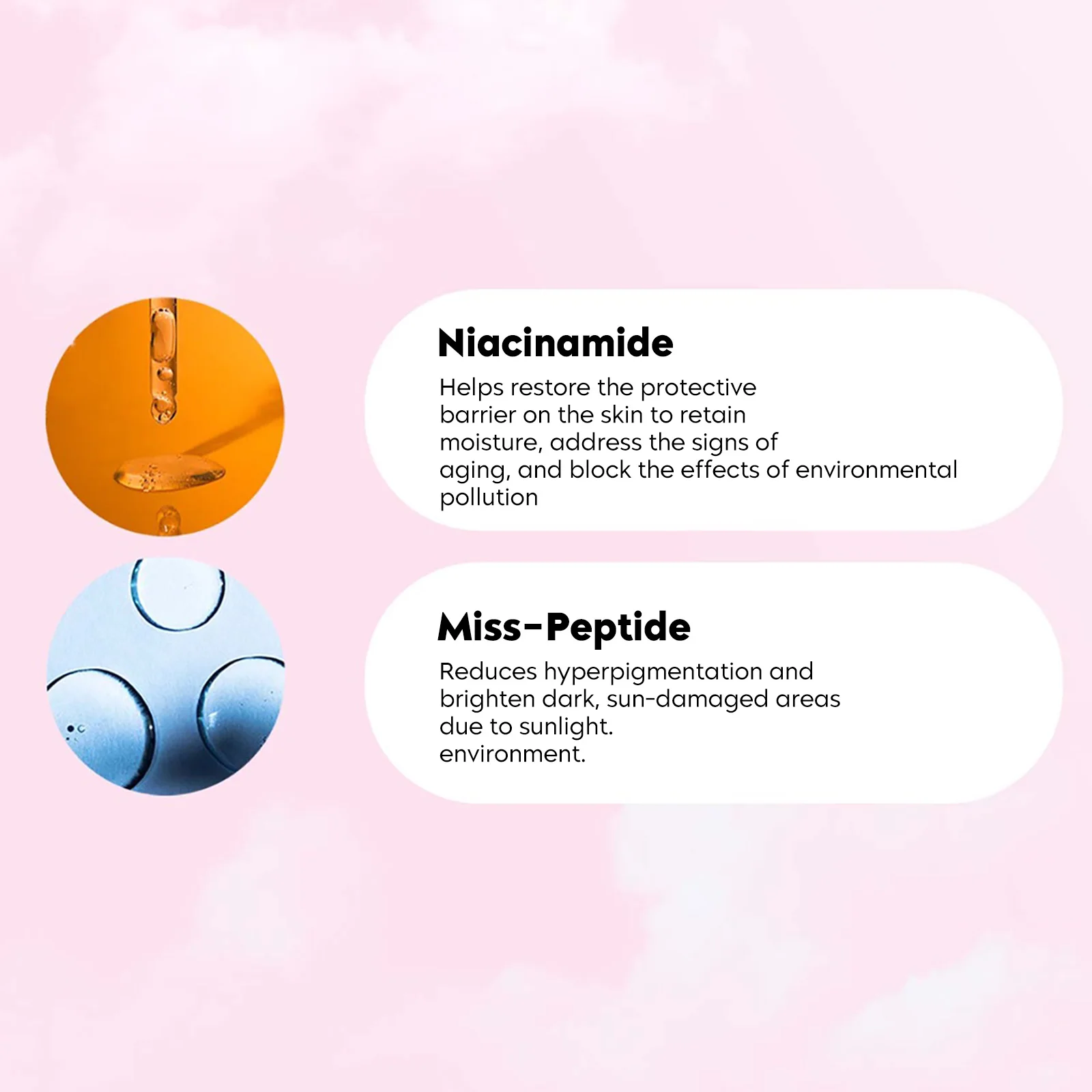 Beauty Nicotinamide Brightening Essence Face Serum Skin Care for Brightening&moisturizing