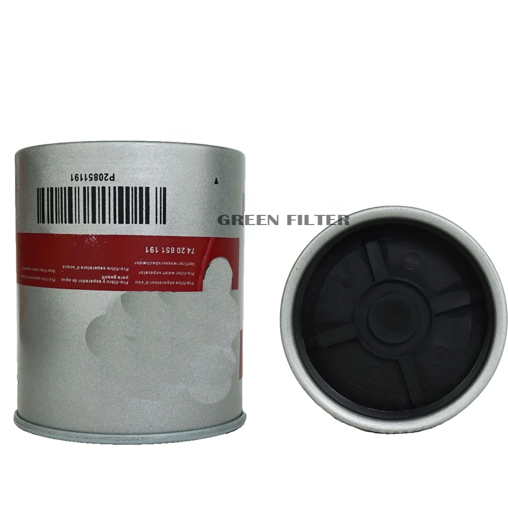 GreenFilter-Trucks engines fuel filter water separator use for renault 7420851191 20853583 R60P-D-MAX FS19895  BF1388-O
