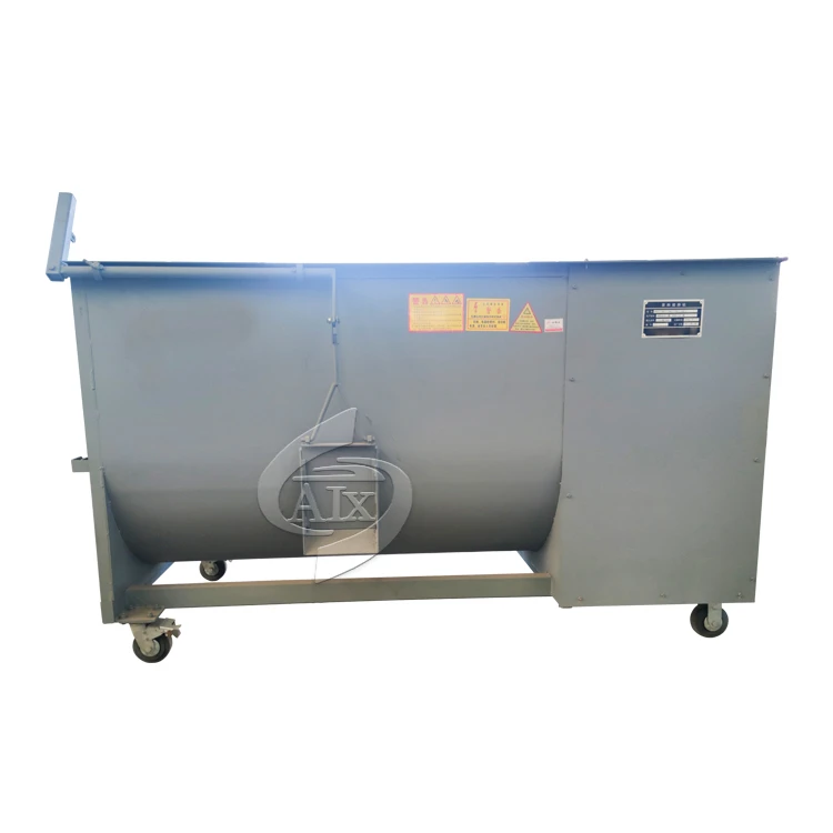 Commercial ribbon blender mushroom material mixer with water pipe