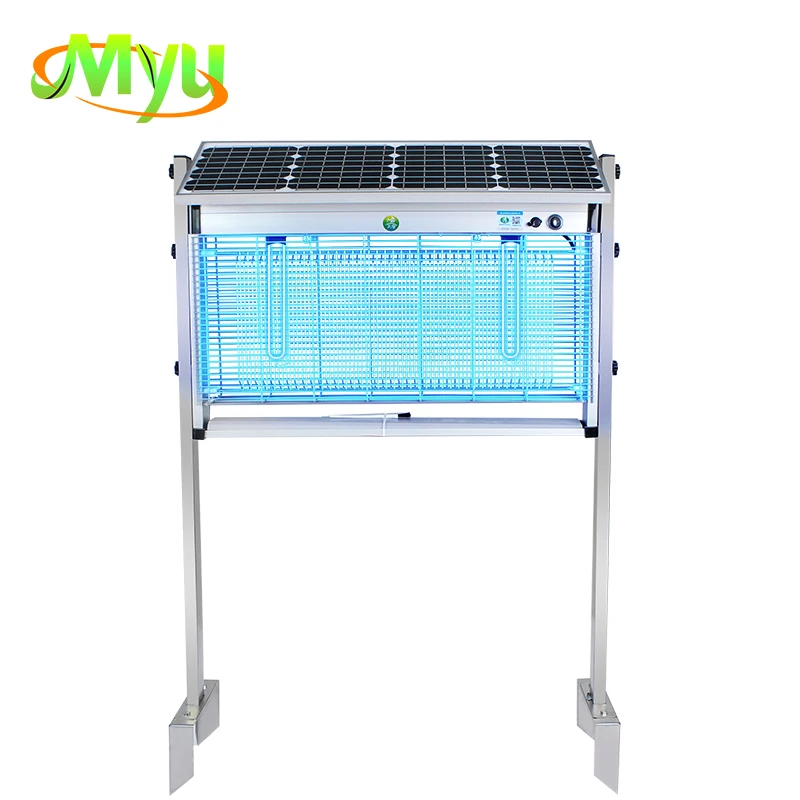 
New 30w Outdoor Solar lighted operated Insect Mosquito Trap Lamp with Stand 
