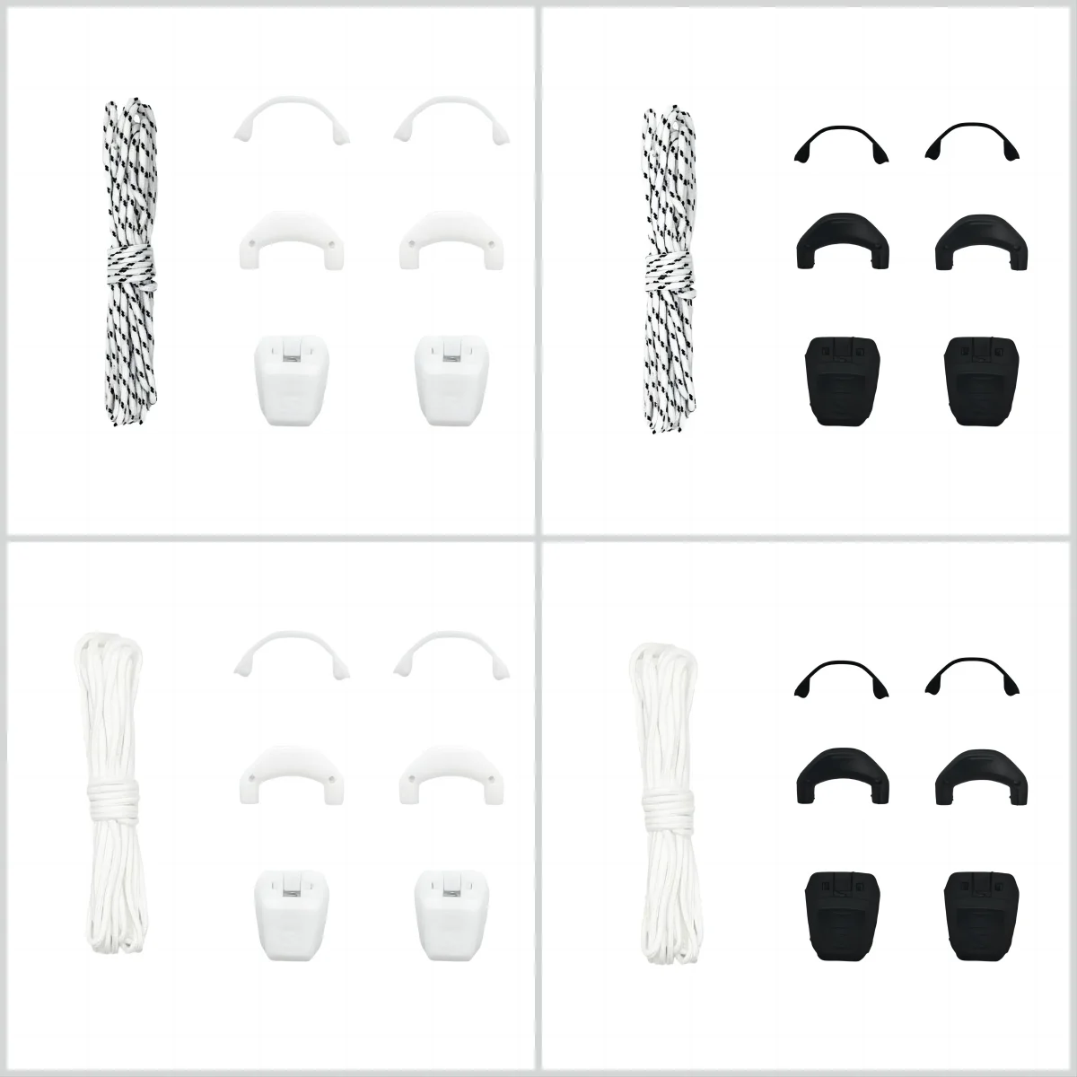 High Quality No tie Shoe laces Round Without ties Adult Kids Quality Running Sneakers Shoelaces Black White Shoes Accessories