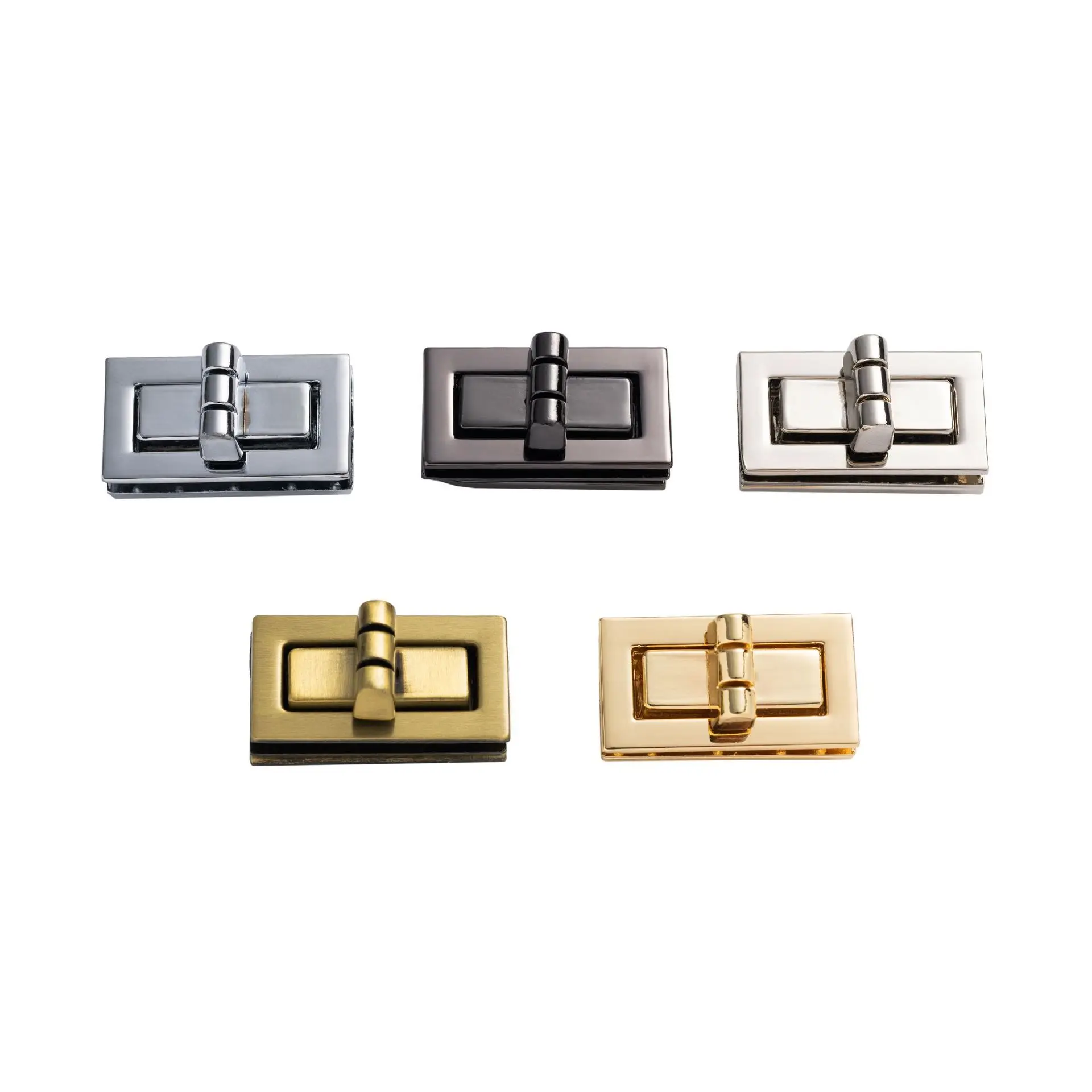 Bag Hardware Supplies Lock Zinc Alloy Turn Twist Lock For Leather Bags Box Hardware