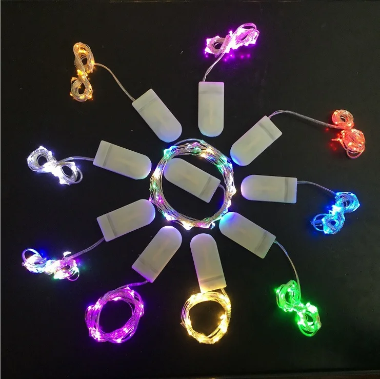 
Fairy String Lights 1m 10leds/2m 20leds/3m 30leds Cr2032 Battery Operated Micro Mini Led Starry Lights String For Wedding 